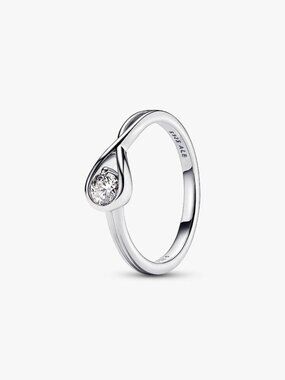Pandora Infinite Sterling Silver Lab-grown Diamond Ring
